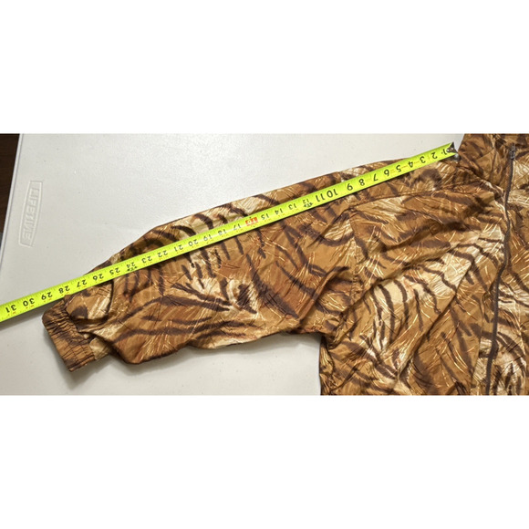 Vintage Women’s KAKTUS Jacket 3X Animal Print Tiger Big Cat Windbreaker 1980s - Picture 8 of 9